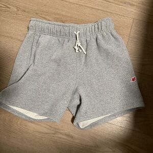 New Balance Heather Gray Lounge Shorts core Made in USA